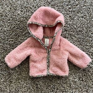 NB✨Pink Fleece Jacket for Newborn Girl